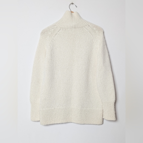 ARITZIA BABATON Day Off Turtleneck Sweater Alpaca Wool White XS - Picture 9 of 14